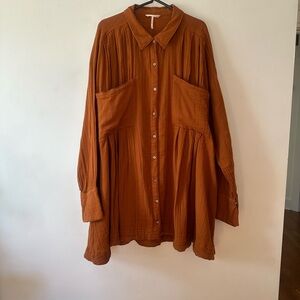 Free People The Voyager Shirtdress